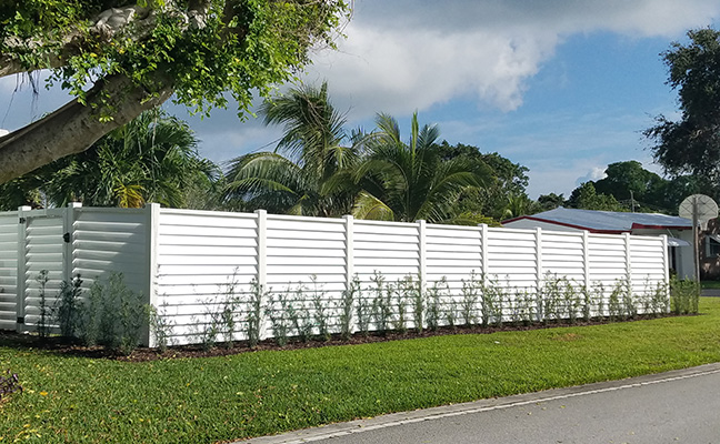 PVC fencing south florida